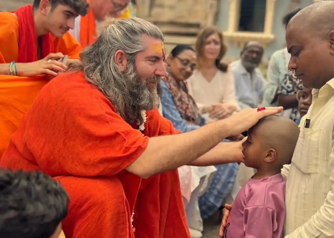 Spiritual blessing ceremony.